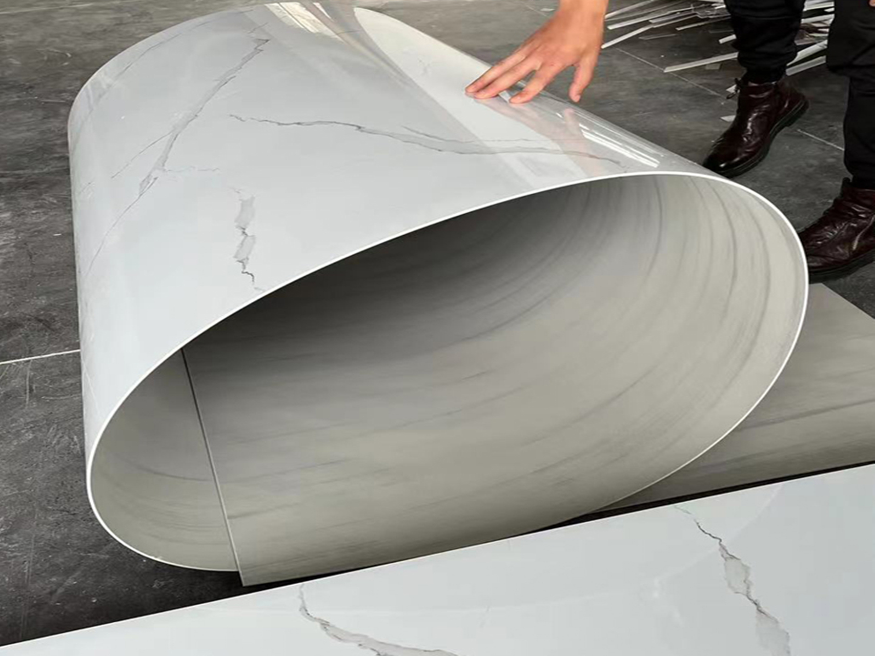 New Product—— PVC UV Marble Sheet